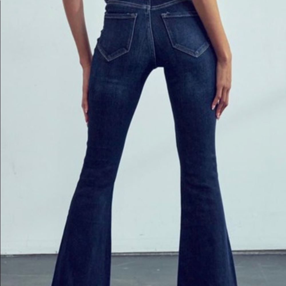 High Rise Flare Jeans - Picture 3 of 7